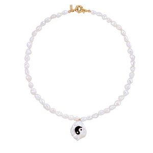 COPY - Martha Calvo YIN TO MY YANG PEARL NECKLACE